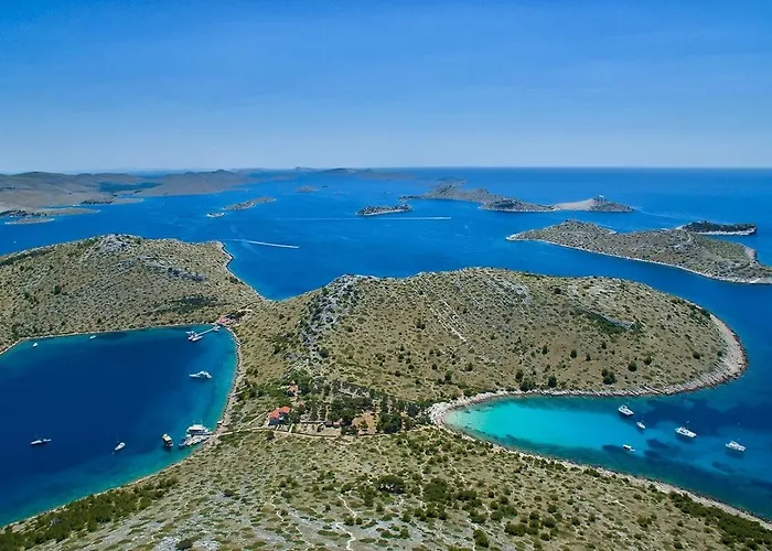 Apartments Brodarica Beach With Balcony Seaview