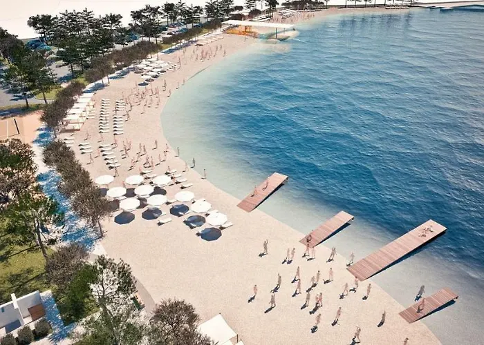 Apartman Apartments Brodarica Beach With Balcony Seaview *